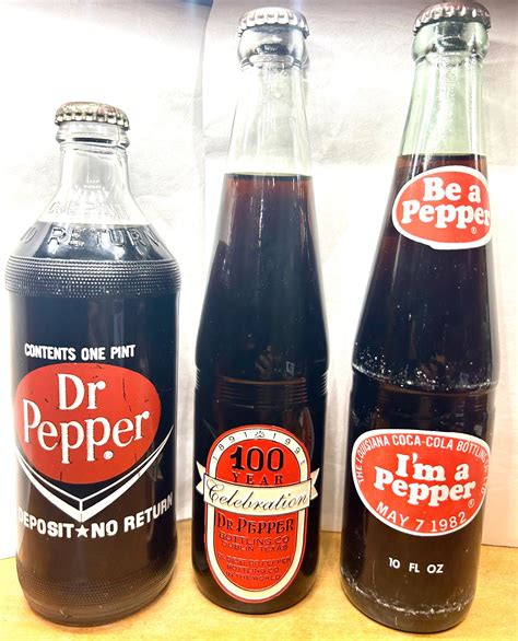 Dr Pepper In Bottles
