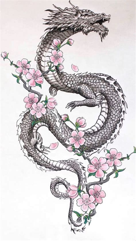 Dragon Tattoo Sleeve Drawing Dragon Tattoo Sleeve Drawing