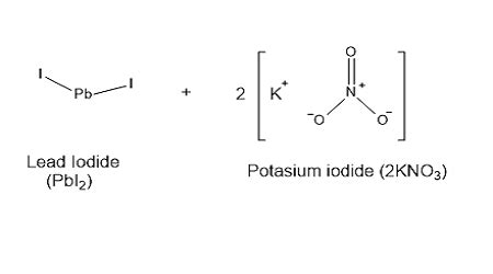 Draw A Diagram Of Lead Nitrate And Potassium Iodide Pb No3 2 2Ki