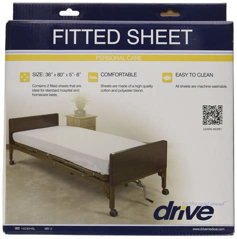 Drive Medical Hospital Bed Fitted Sheets 15030Hbl Vitality Medical