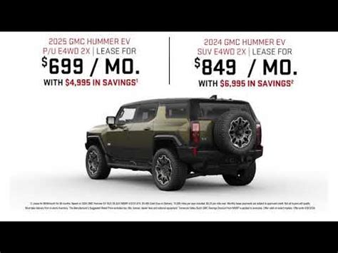 Drive The Hummer Ev For As Little As 699 Per Month At Temecula Valley Buick Gmc Youtube