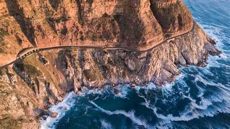 Driving The Famous Chapman S Peak Drive Danes On The Road