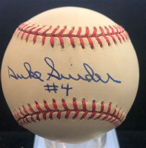 Duke Snider Autographed Memorabilia Signed Photo Jersey