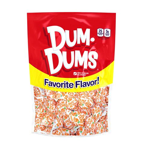Dum Dums Orange 50 Count