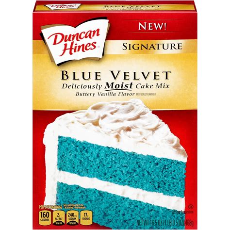 Duncan Hines Cake Mix Blue Velvet 16 5 Oz Delivery Near Me Doordash