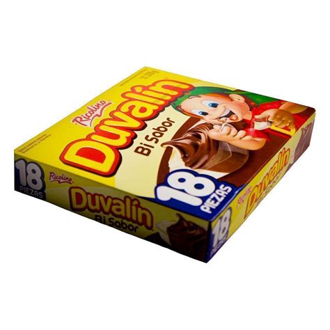 Duvalin Bi Sabor Avellana Y Vainilla 18 Piezas 270 Gr Hazelnut And
