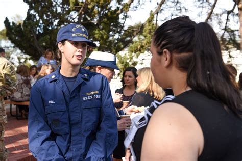 Dvids Images Coast Guard Recruiting Office San Diego Deploys Female Engagment Team For The First Time Image 5 Of 7