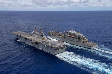 Dvids Images Uss America Lha 6 Conducts Replenishment At Sea With