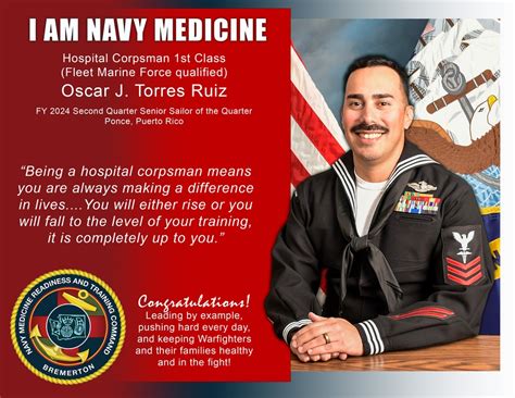 Dvids News I Am Navy Medicine Hm1 Fmf Oscar J Torres Ruiz Stationed At Nmrtc Bremerton
