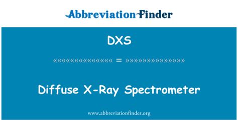 Dxs Medical Abbreviation
