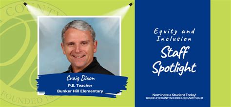E I Spotlight Craig Dixon Bunker Hill Elementary