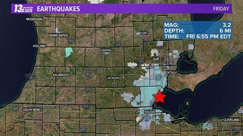 Earthquake Occurs In Southeast Corner Of Michigan Wzzm13 Com