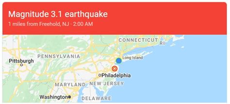 Earthquake Strikes New Jersey Shaking Reported Across State The Earthquake Strikes New Jersey Shaking Reported Across State The
