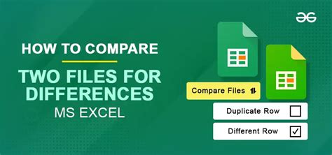 Easiest Way To Learn How To Compare Two Excel Files For Differences Easiest Way To Learn How To Compare Two Excel Files For Differences