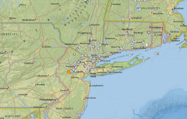East Coast Earthquake Alert