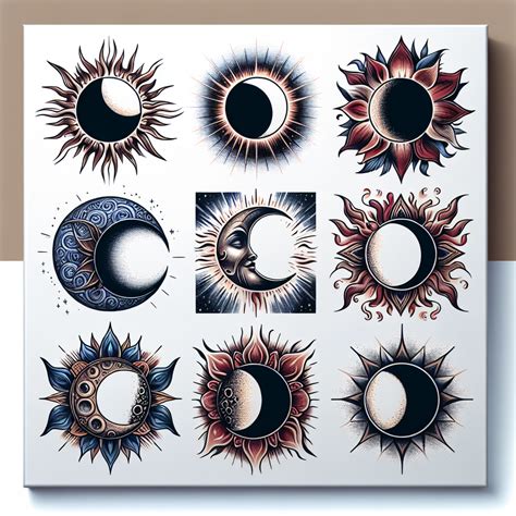Eclipse Tattoo Design Ideas