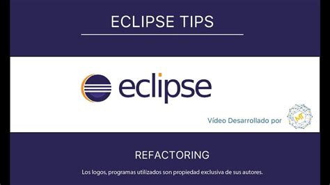 Eclipse Tips Refactoring Youtube