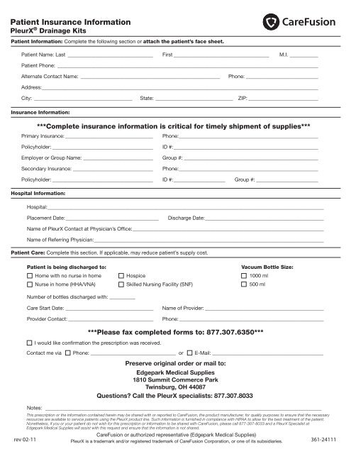 Edgepark Order Form Pdf Fill Online Printable Fillable Blank