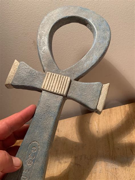 Egyptian Art Ankh Amulet Large Ceremonial Size Of The Hieroglyph
