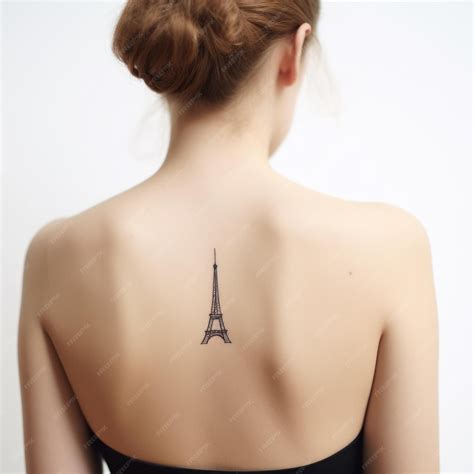 Eiffel Tower Tattoo Design Generative Ai Premium Ai Generated Image Eiffel Tower Tattoo Design Generative Ai Premium Ai Generated Image