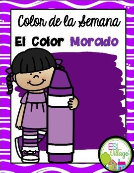 El Color Morado By Esl Village Teachers Pay Teachers