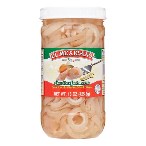 El Mexicano Cueritos Botaneros Pickled Pork Skins In Brine 15 Oz Kroger