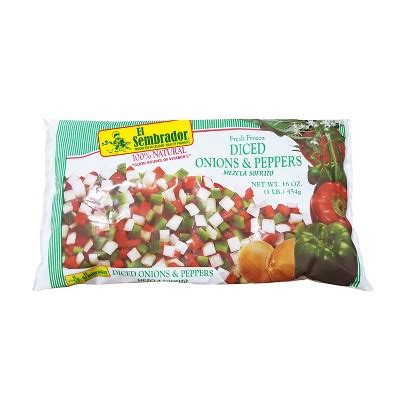 El Sembrador Fresh Frozen Diced Onions Peppers 16Oz Target