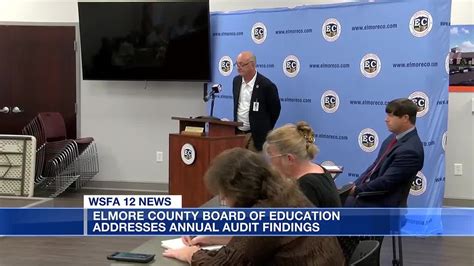 Elmore County Board Of Education Addresses Annual Audit Findings Youtube