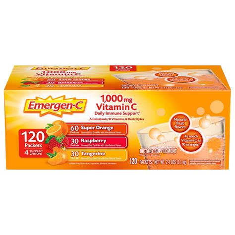 Emergen C Vitamin C Drink Mix Variety Pack 80Ct