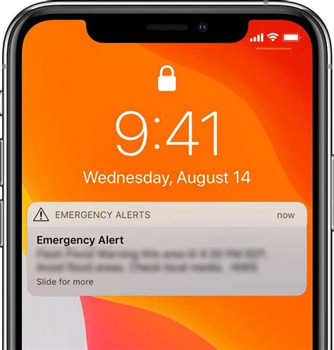 Emergency Alert Iphone