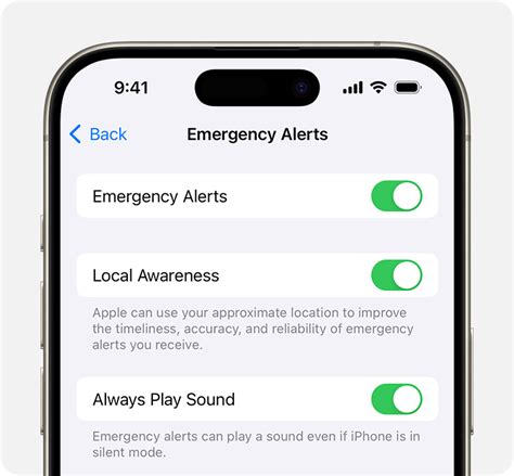 Emergency Notifications Iphone