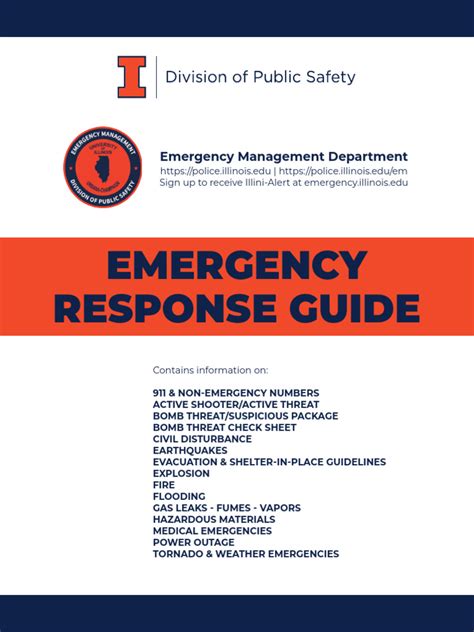 Emergency Response Guide Pdf Burn Emergency Evacuation