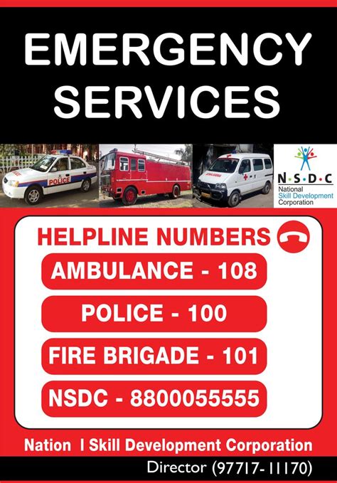 Emergency Services Design Template A4 Size Pamphlet