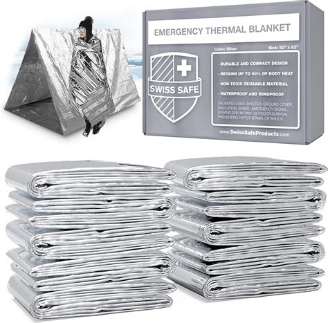 Emergency Thermal Space Blanket And How When To Use It Prepper Survivor