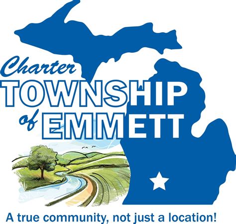 Emmett Charter Township Michigan City Map As Of June 2024 Streets