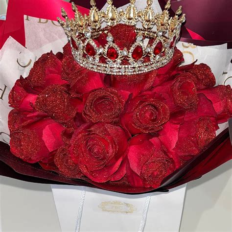 Enchanted Glitter Roses Roses Bouquet Gift Glitter Roses Homemade