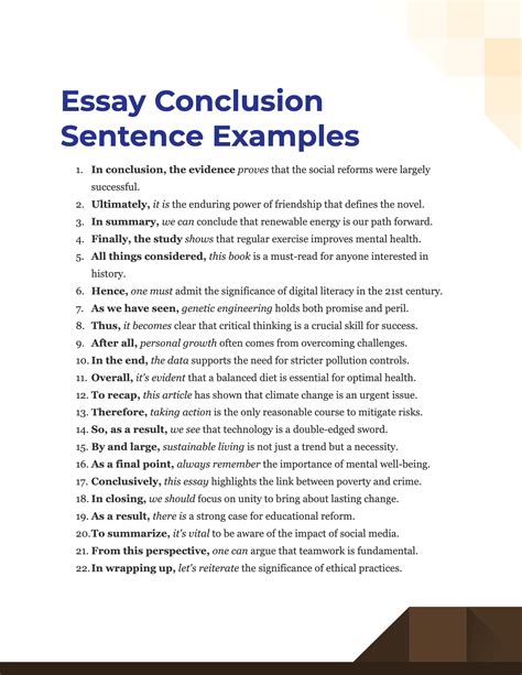 Ending Sentences For Essays Concluding Sentences How To Write In Ending Sentences For Essays Concluding Sentences How To Write In