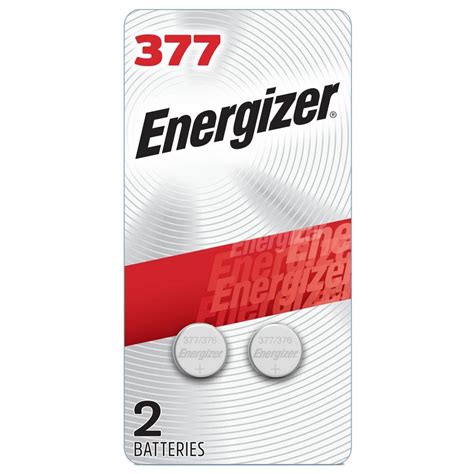 Energizer 377 376 Batteries 2 Pack 1 5V Silver Oxide Coin Batteries 377Bpz 2 The Home Depot
