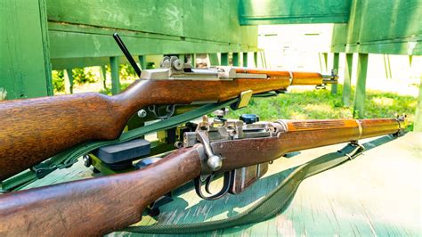 Enfield No 4 Mk 1 Vs M1 Garand Rifle