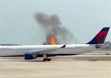 Engine Fire Forces Emergency Evacuation Of Delta Plane At Orlando Airport