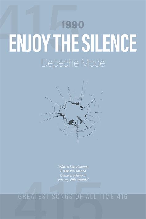 Enjoy The Silence Depeche Mode Minimalist Song Lyrics Greatest Hits Of All Time 415 Spiral Notebook By Design Turnpike Fine Art America Enjoy The Silence Depeche Mode Minimalist Song Lyrics Greatest Hits Of All Time 415 Spiral Notebook By Design Turnpike Fine Art America
