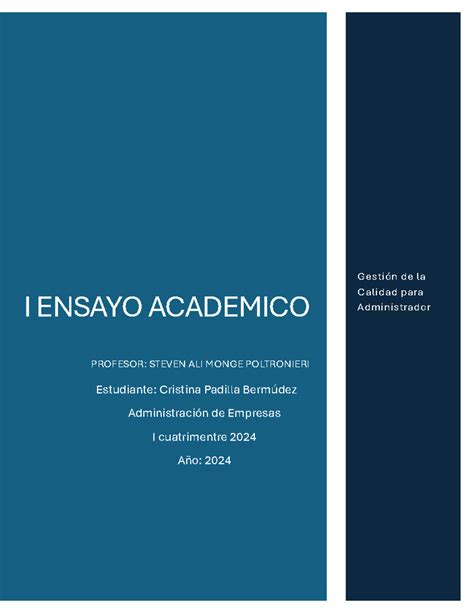 Ensayo By Steven Issuu