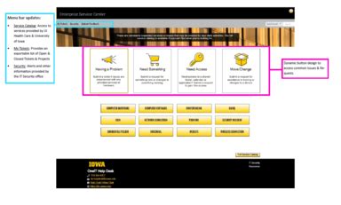 Enterprise Service Center Self Service Portal Quick Reference Guide Enterprise Service Center Self Service Portal Quick Reference Guide