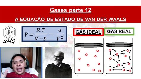 Equa O De Van Der Waals E Princ Pio Dos Estados Correspondentes Youtube