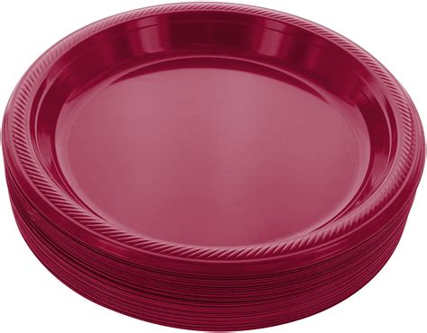 Erdouy 20Pcs 7In Plastic Dinner Plates Disposable Plates Bulk Pack Party Plates For Bbq Picnic Parties Travel And Events Microwavable Recyclable Red Walmart Com Erdouy 20Pcs 7In Plastic Dinner Plates Disposable Plates Bulk Pack Party Plates For Bbq Picnic Parties Travel And Events Microwavable Recyclable Red Walmart Com