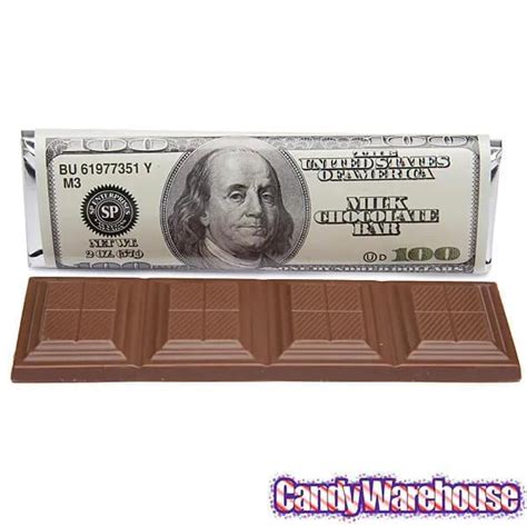 Espeez 100 Dollar Bill Milk Chocolate Bars 24 Piece Box Sale