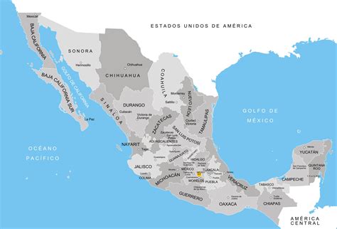 Estados De Mexico Listado Y Mapa Saber Es Practico Images