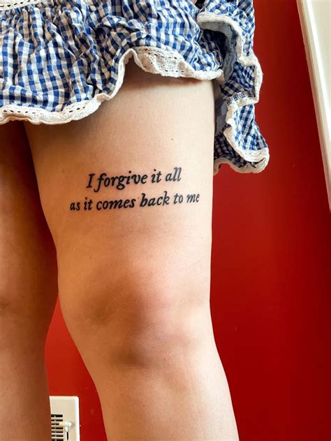 Ethel Cain Lyrics Tattoo Artofit