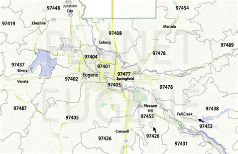Eugene Or Zip Code Map Oconto County Plat Map