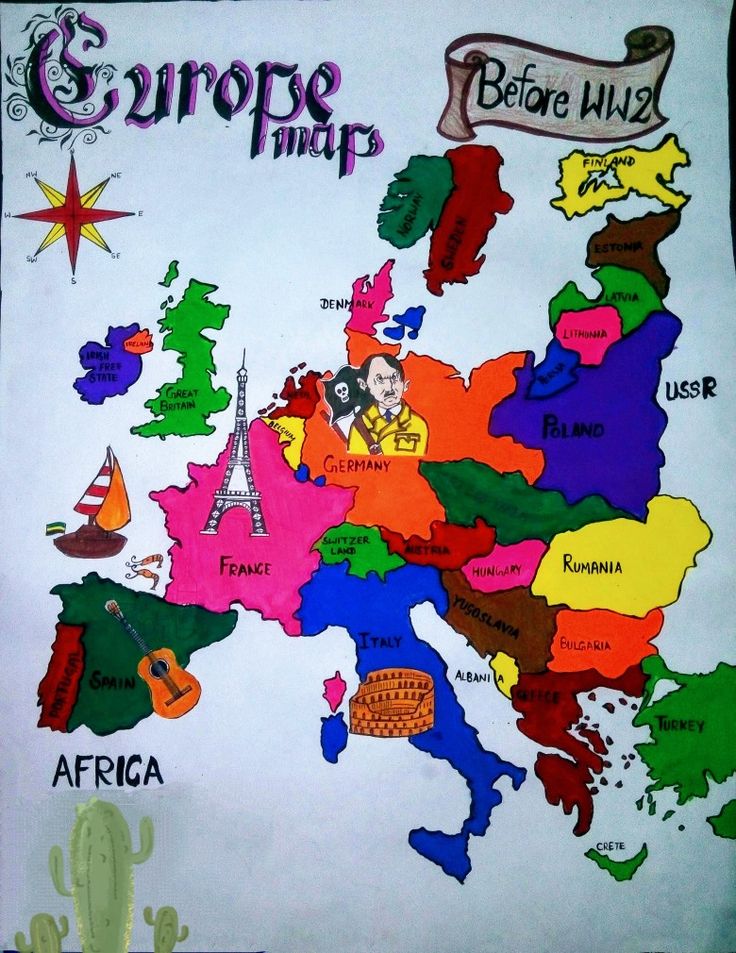 Europe Map Before Ww2